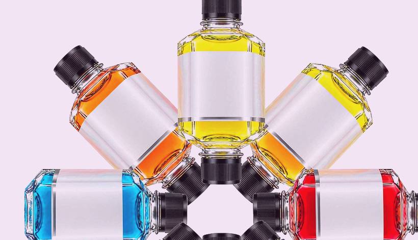 E-Liquid Vape Juice Gallon packaging detail